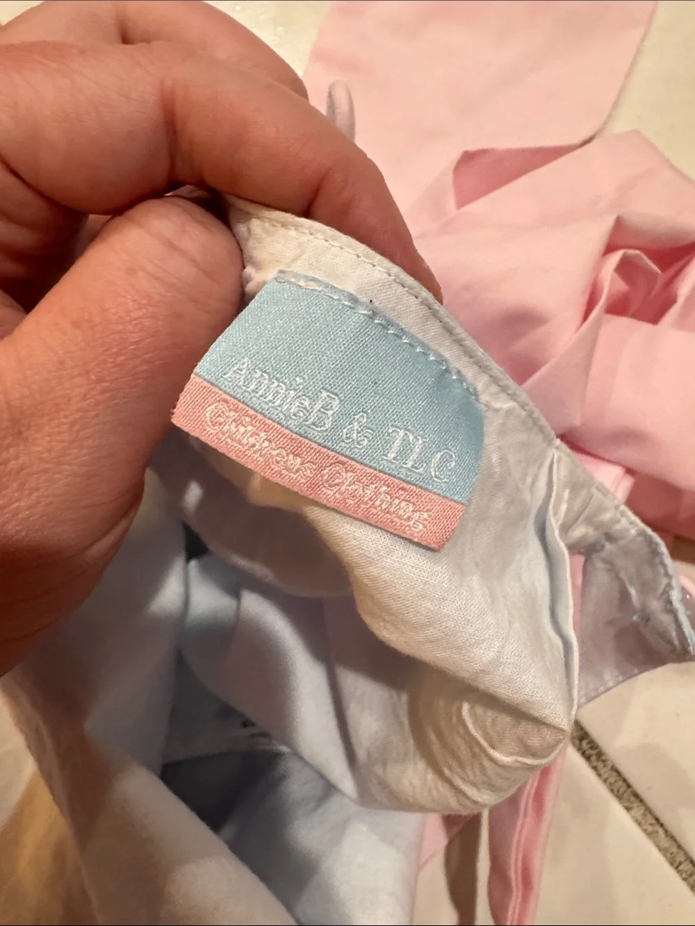 Pastel Blue and Pink Baby One-Piece Bodysuit